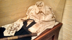 The shirt tie and vest worn by Richard Frankensteen